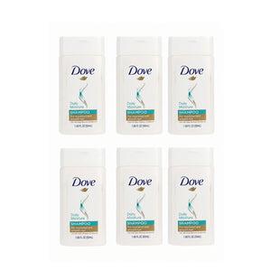 Dove Shampoo Daily Moisture (50 ml) - 6 Pcs