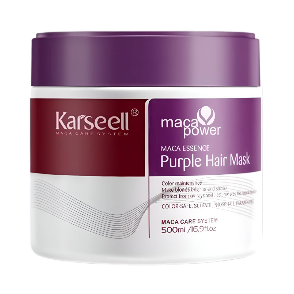 Karseell Hair Mask 500ml Maca Purple Essence For Moisturizing Colored Hair