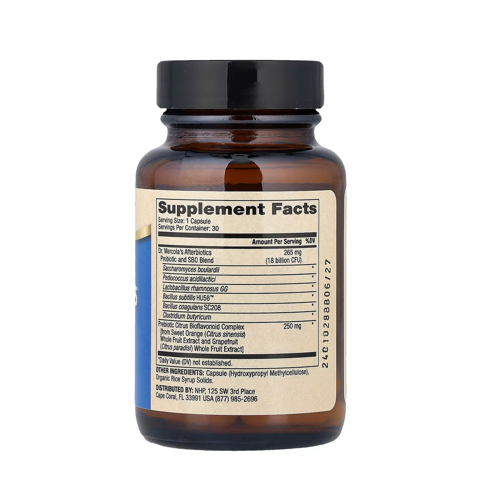 Dr. Mercola Complete Afterbiotics, 18 Billion CFU - 30 Capsules