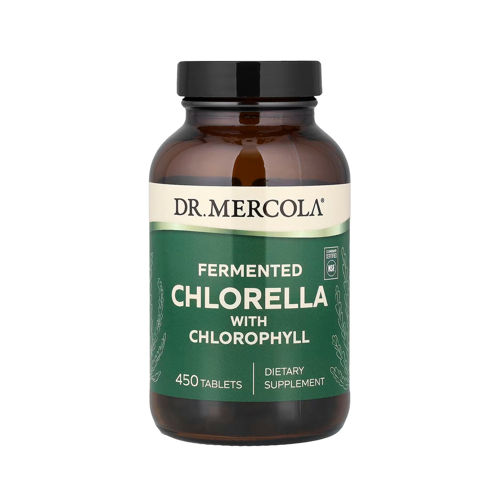 Dr. Mercola Fermented Chlorella - 450 Tablets