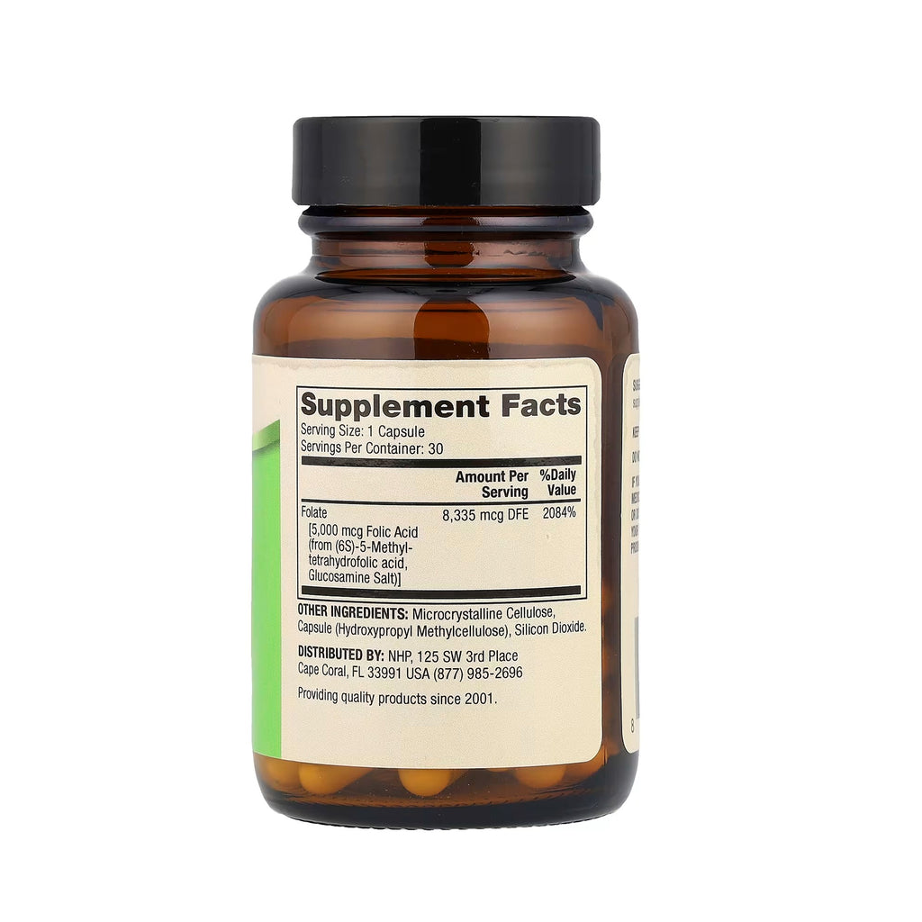 Dr. Mercola Methyl Folate 5,000 mcg - 30 Capsules