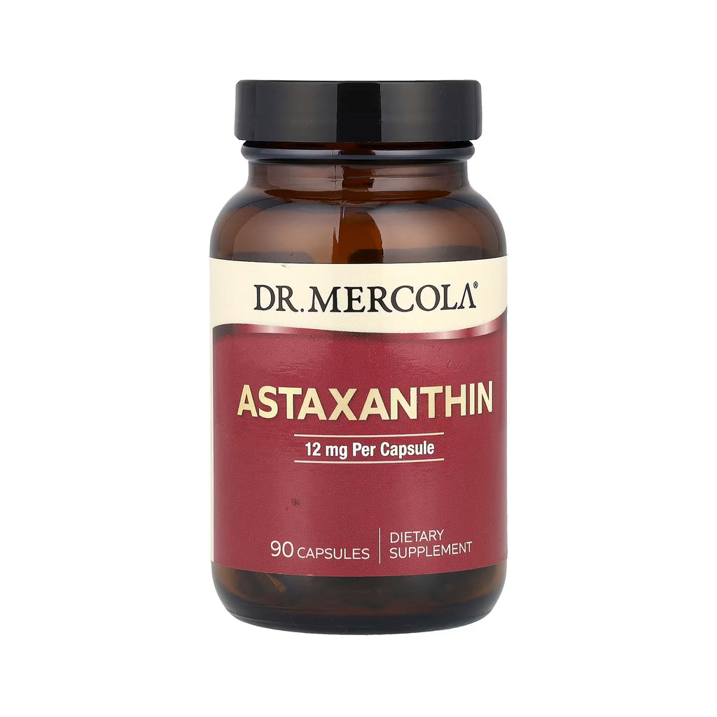 Dr. Mercola أستاكسانثين عضوي 12 ملغ - 90 كبسولة