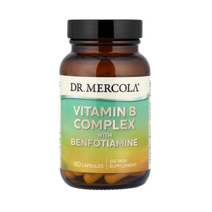 Dr. Mercola Vitamin B Complex with Benfotiamine - 60 Capsules