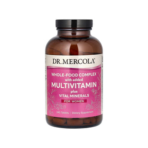 Dr. Mercola Whole-Food Complex with Added Multivitamin Plus Vital Minerals for Women - 240 Tablets