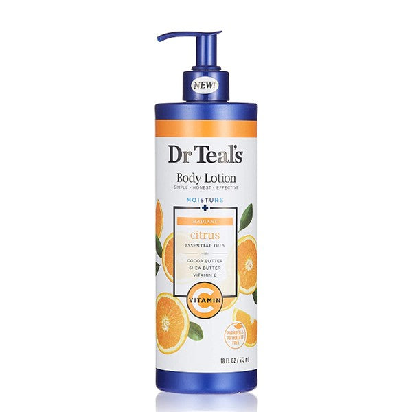 Dr teals body lotion 532ml with vitamin c