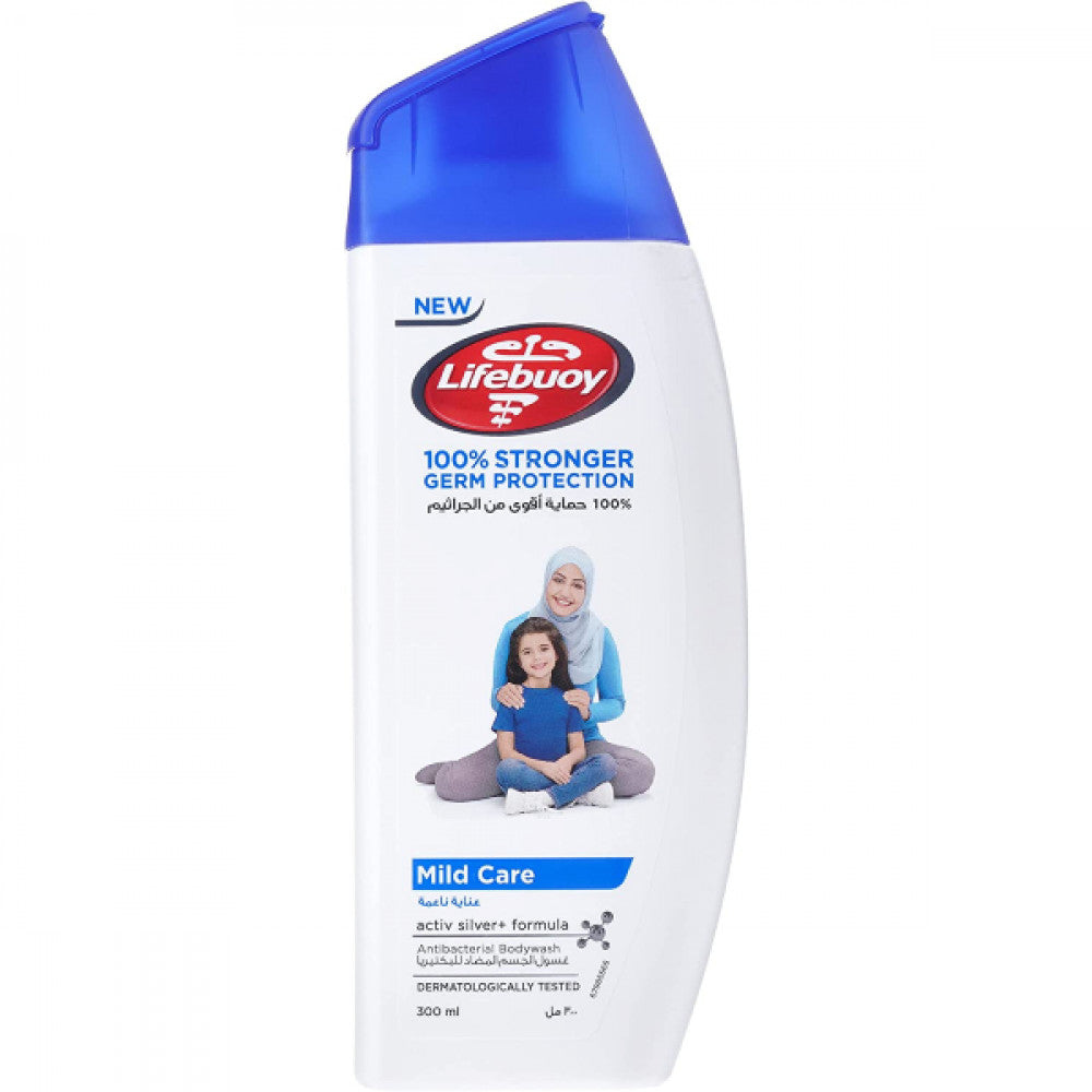Lifebuoy Shower Gel 300ml Mild Care With Loofah