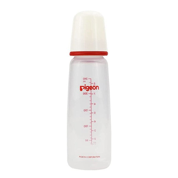 Pigeon Feed Bottle 240ml Plastic With White Lid