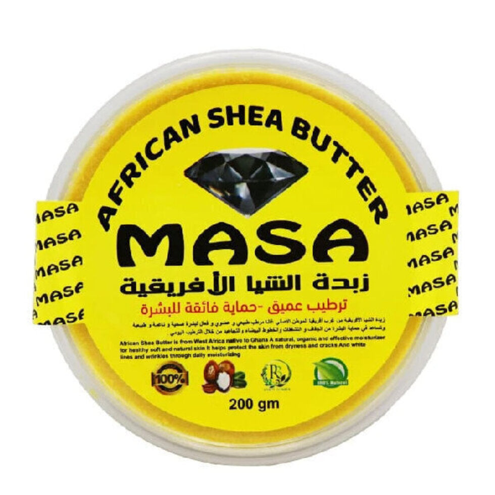 Masa shea butter 200ml african for deep hydration and superior skin protection