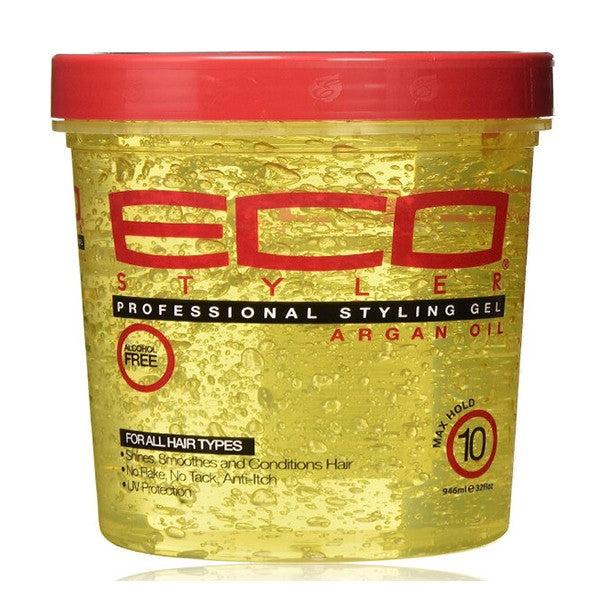 Eco Style Hair Gel 946ml With Argan Oil