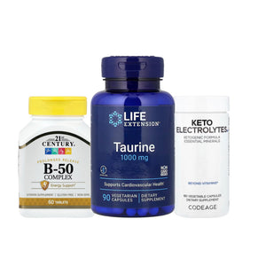 Energy, Hydration & Performance Bundle | Life Extension + 21st Century + Codeage