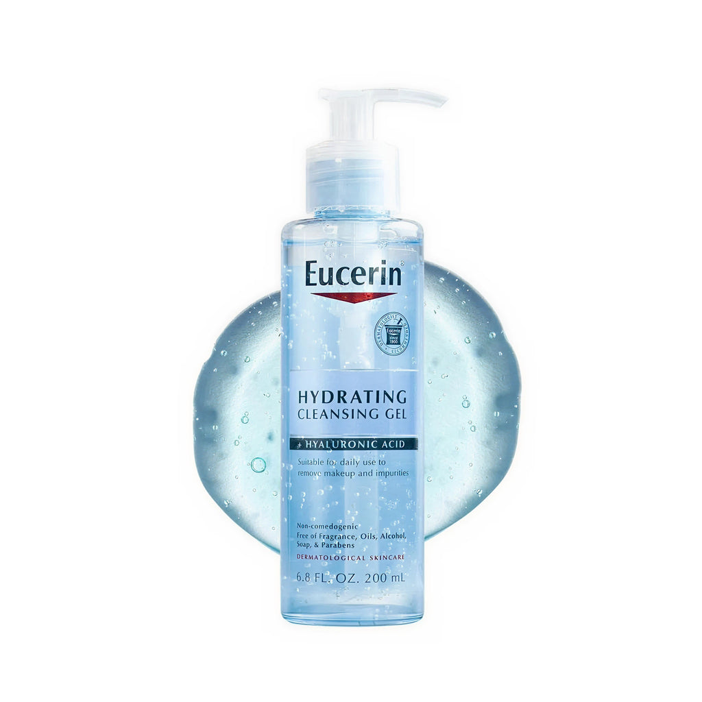 Eucerin غسول جل بـ Hyaluronic Acid للوجه 200مل | غسول مرطب