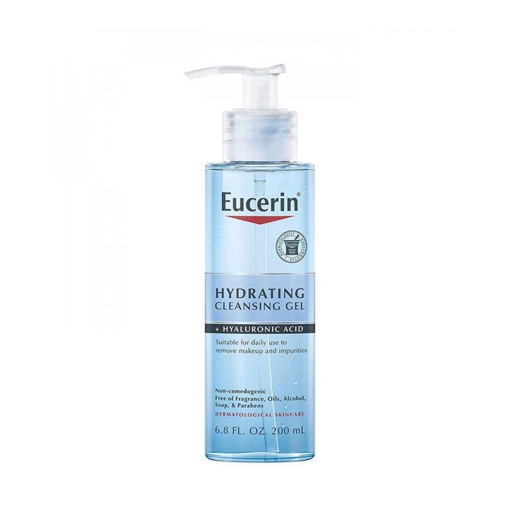 Eucerin غسول جل بـ Hyaluronic Acid للوجه 200مل | غسول مرطب