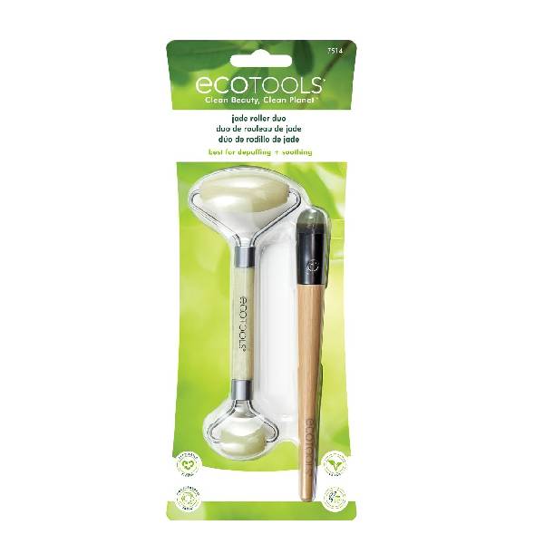 Eco Tools Face Roller 7514 Jade Stone + Double Roller For Eyes