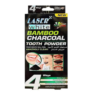 Laser white teeth powder 20g for whitening wth charcoal v2