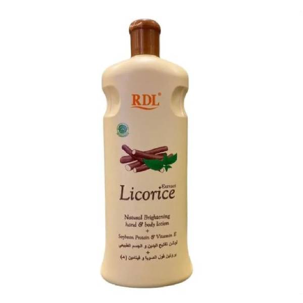RDL Body Lotion 600ml With Licorice