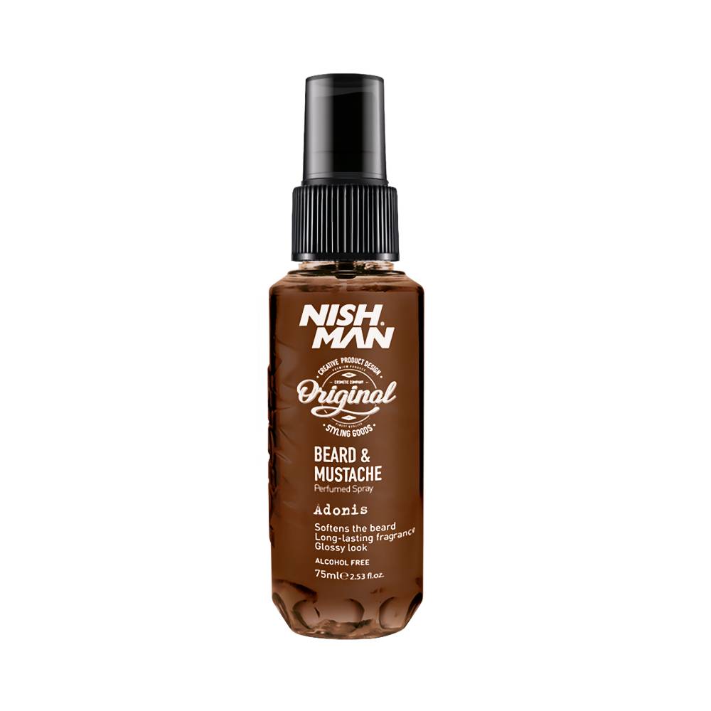 Nishman Moustache And Beard Perfume 75ml Adonis Alcohol-Free
