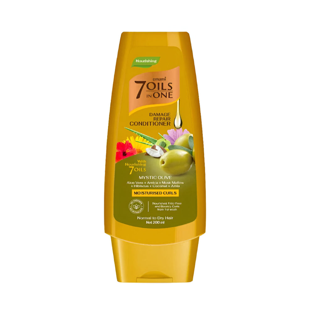 Emami hair conditioner 400ml 7in1 repairing damaged hair with mysterious olive oil