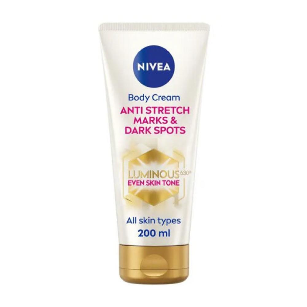 Nivea body cream 200ml luminous 630 even glow to reduce marks and spots