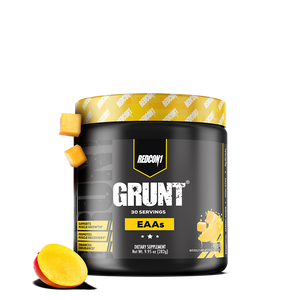GRUNT EAA MANGO 30 SRV
احماض أساسية أي أأ جرانت بطعم المانجو 30 حصة