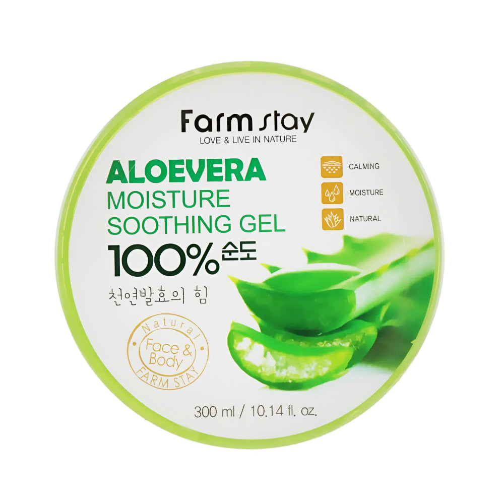 Farm stay aloe vera gel 300ml moisture soothing