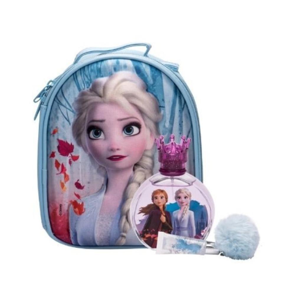 Disney baby gift set frozen set (100 ml eau de toilette + keychain + 7 ml lip gloss + personal items bag)
