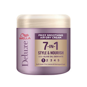 Wella Hair Cream 150ml Deluxe Smoothing Curly Hair For Combing 7 In 1