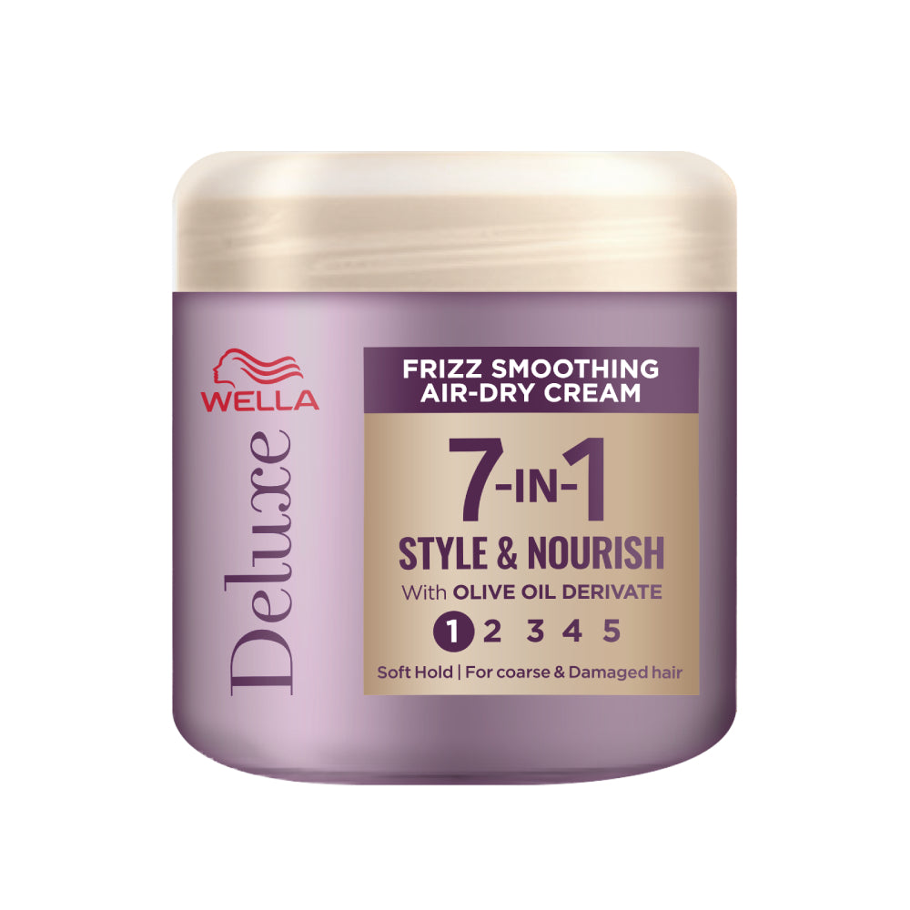 Wella Hair Cream 150ml Deluxe Smoothing Curly Hair For Combing 7 In 1