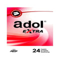 Adol Extra Tablets – Effective Pain Relief and Fever Reducer – 24 Count