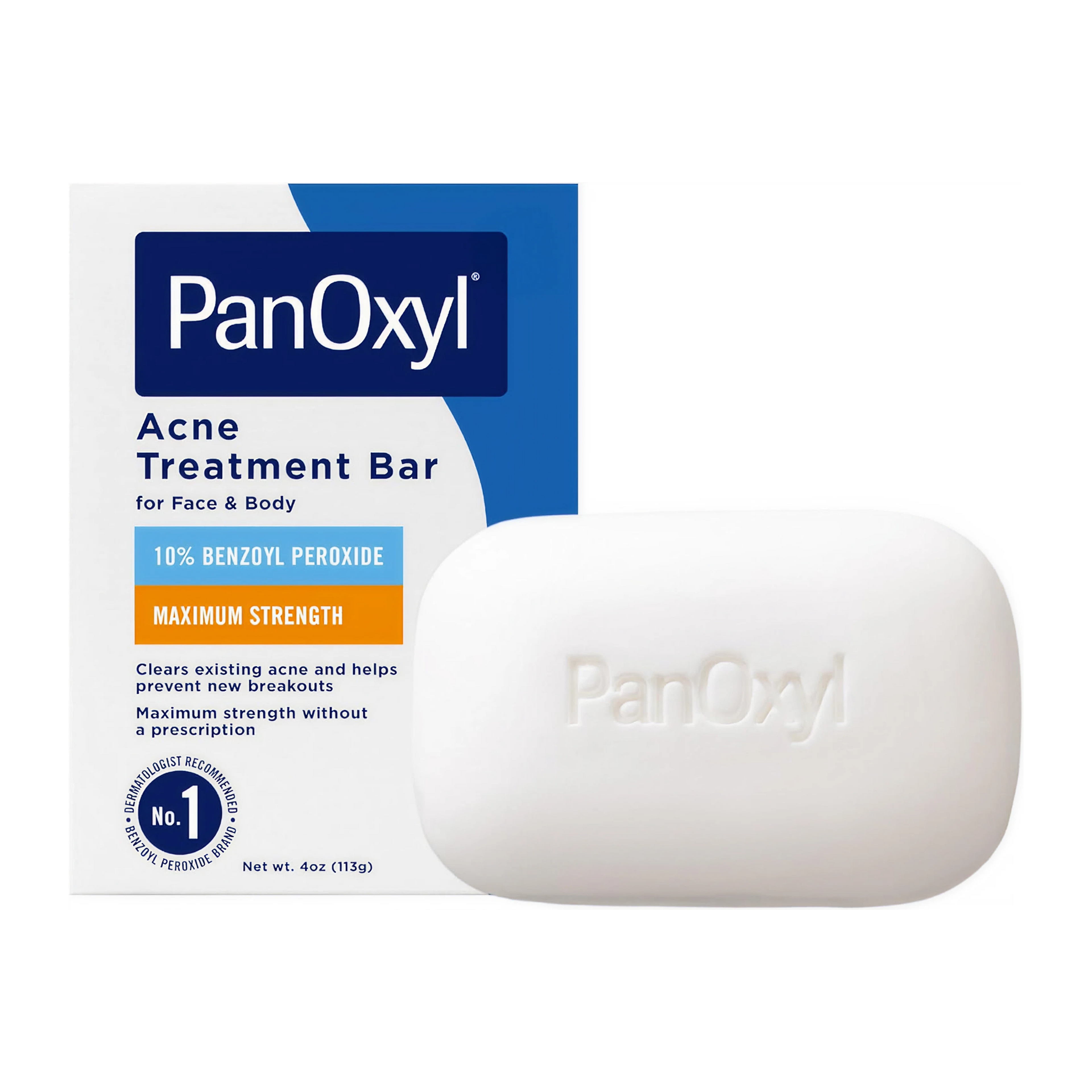 Panoxyl acne treatment bar 10% benzoyl peroxide 113g