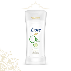 Dove 0% Aluminum Deodorant - Cucumber & Green Tea (74g)