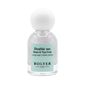 Bolver USA  Base & Top Coat 12ml Double Use Crystal Shine