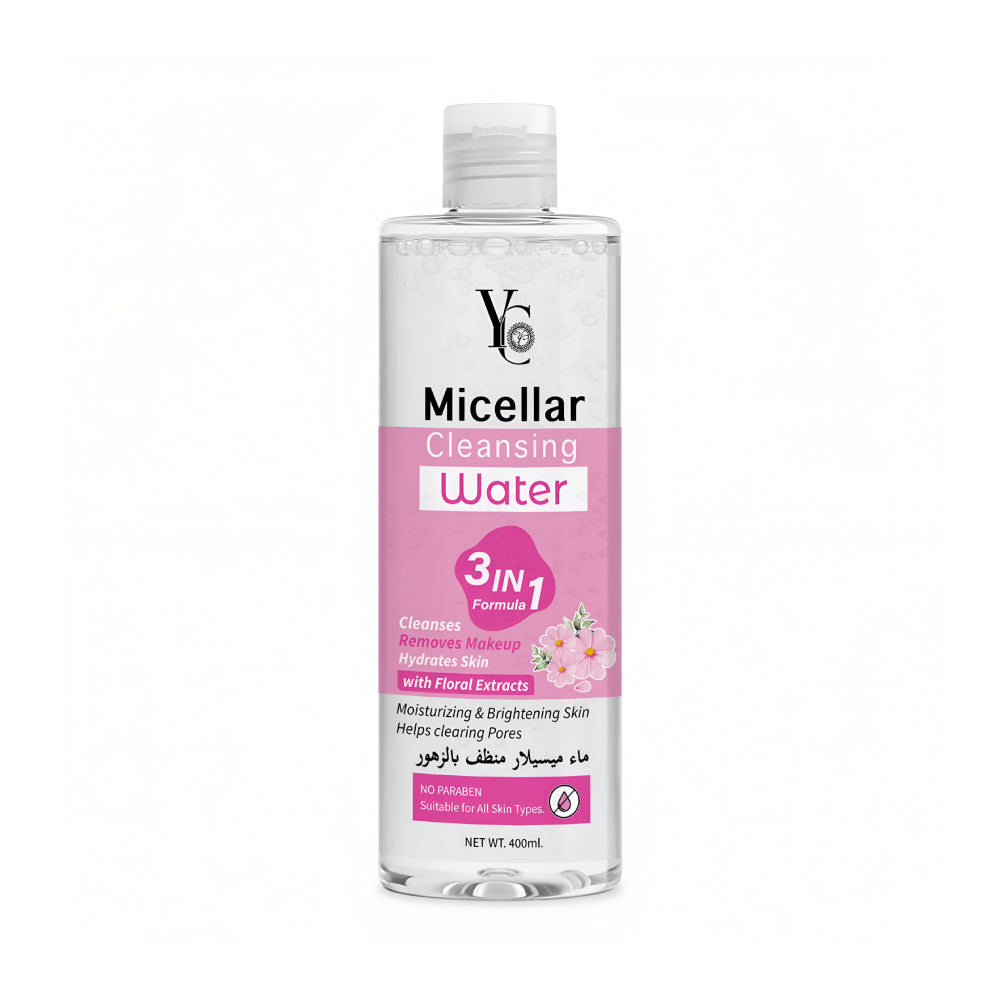 YC Micellar Water Cleanser 400ml With Flower