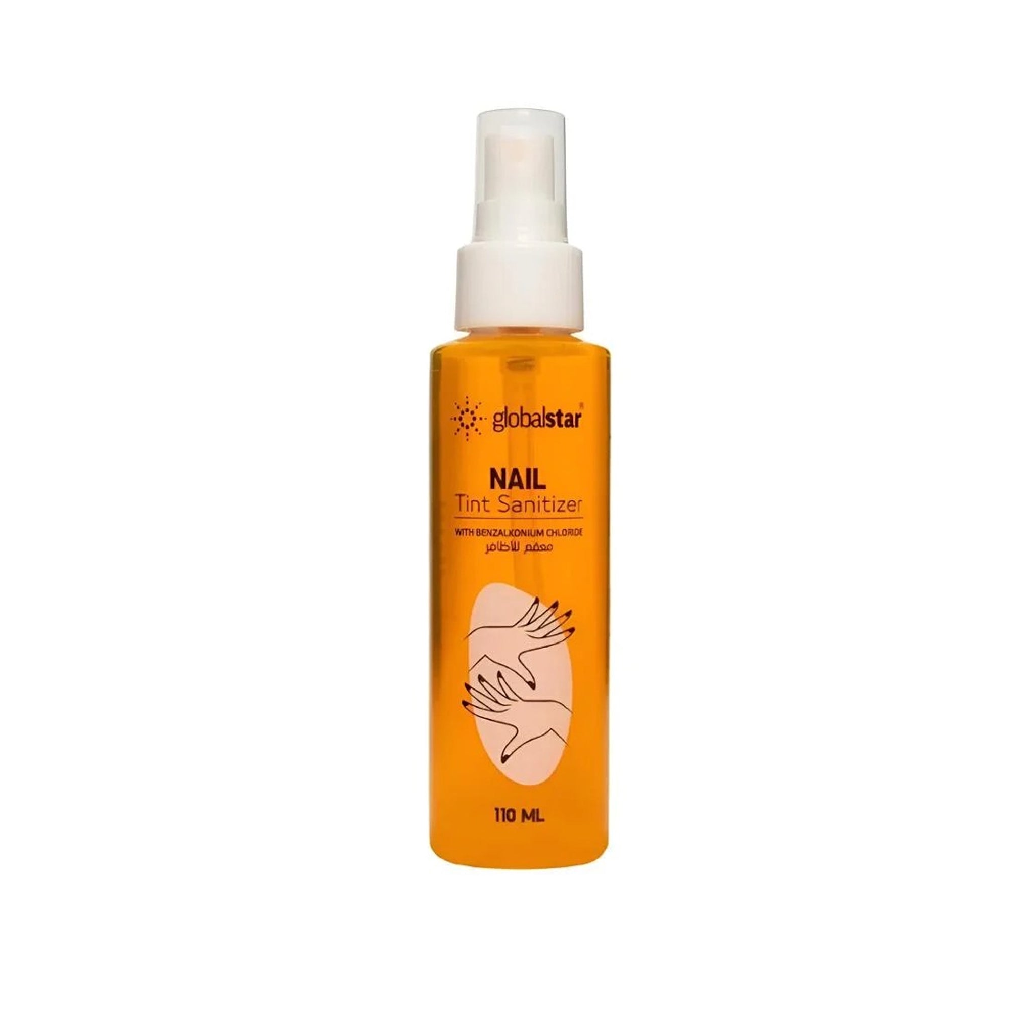 Global Star معقم وملمع الأظافر 110ml مطهر