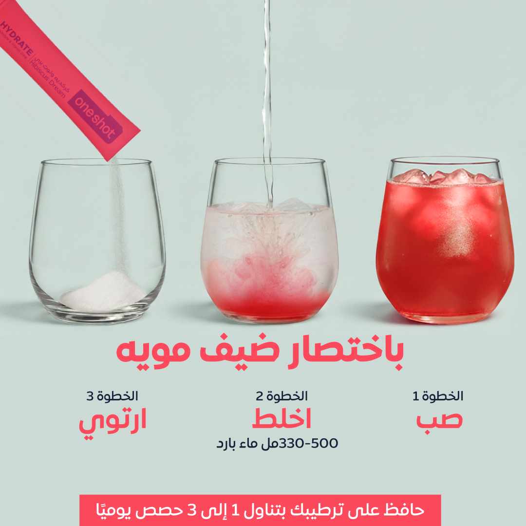 Oneshot Hydrate Electrolyte Drink Hibiscus Dream 14 Sticks
