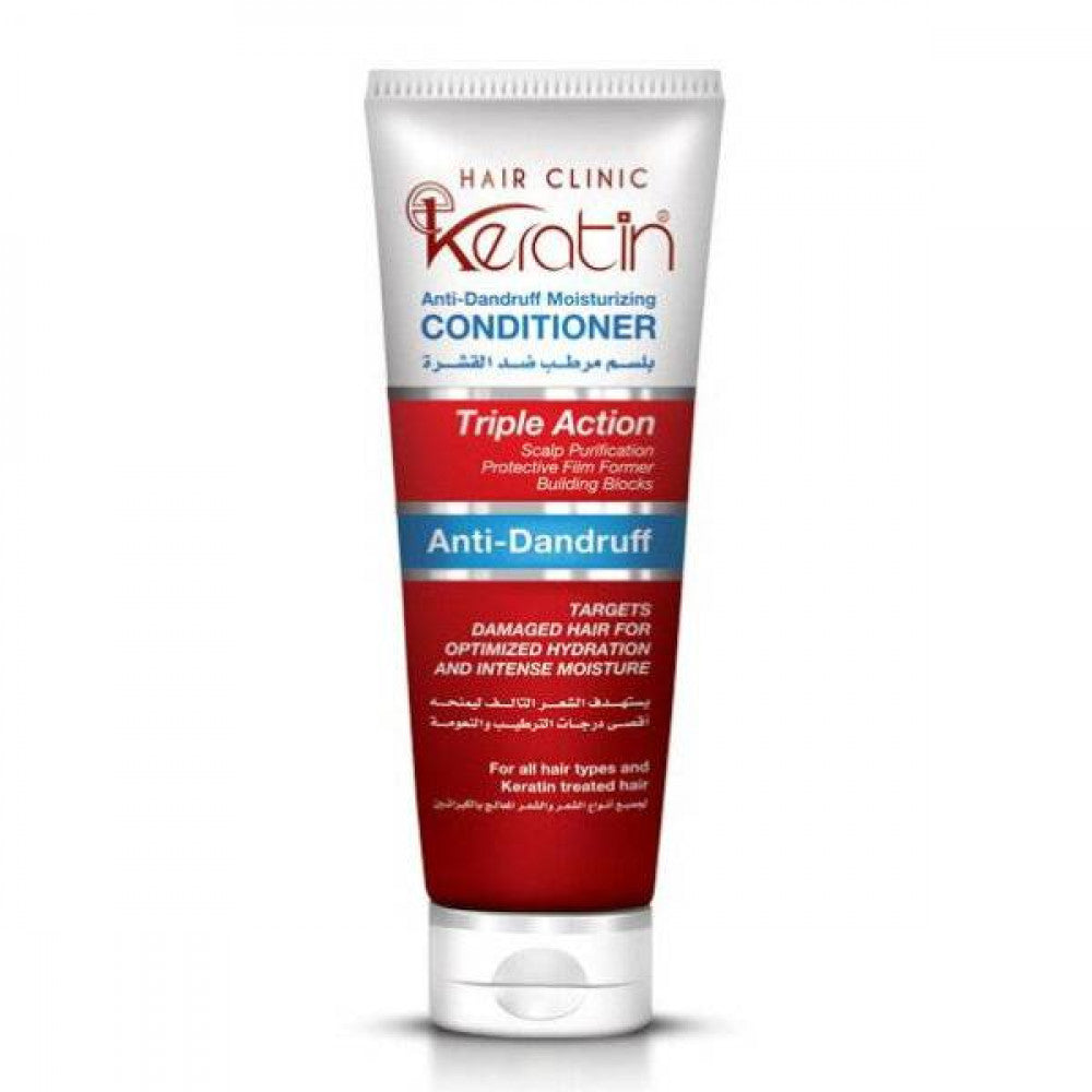 Ekeratin hair conditioner 230ml triple action anti dandruff