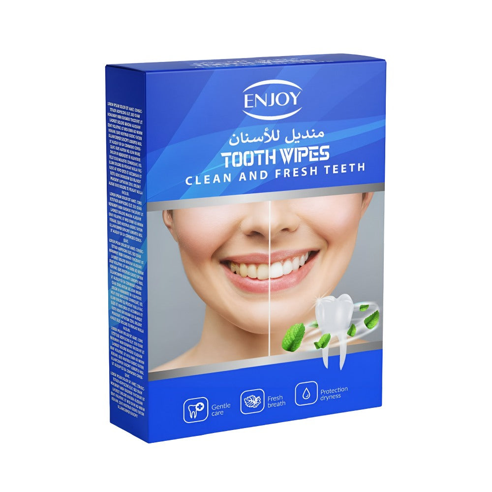 Enjoy tooth cleaning wipes 12wipes