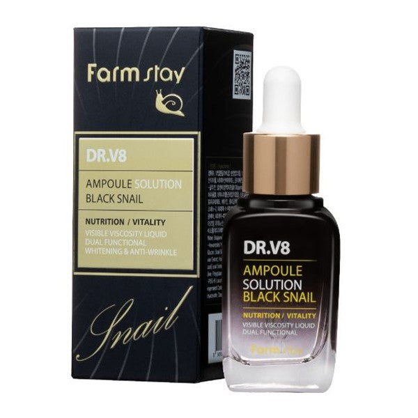 Farm Stay Serum 30ml DR-V8 Black Snail