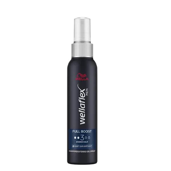 Wella hair spray 150ml wellaflex men 3 gel full boost