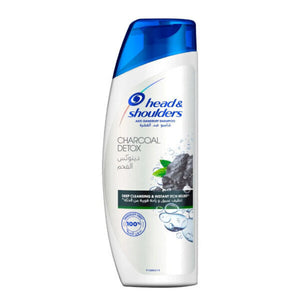 Head & shoulder hair shampoo 390ml anti dandruff charcoal detox
