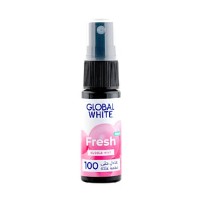 Global white mouth freshener spray 15ml bubble mint