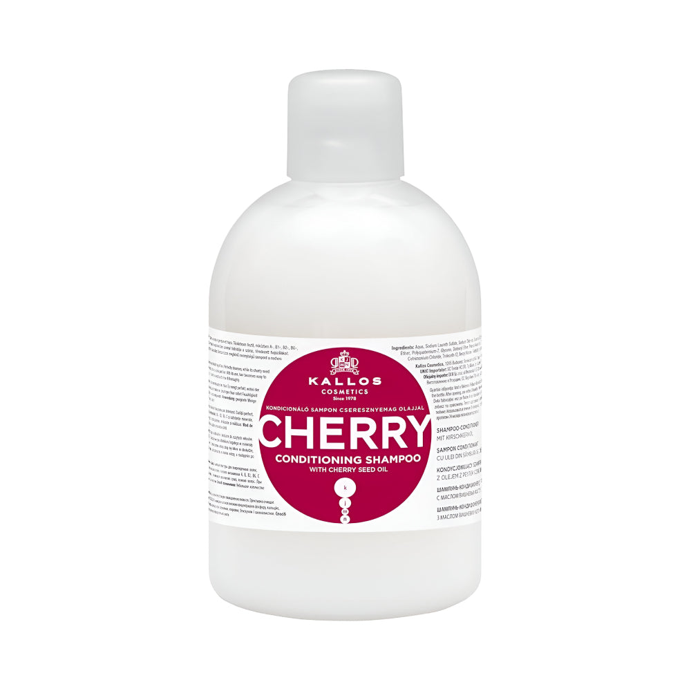 Kallos Hair Shampoo 1000ml Conditioning with Cherry Seed Oil