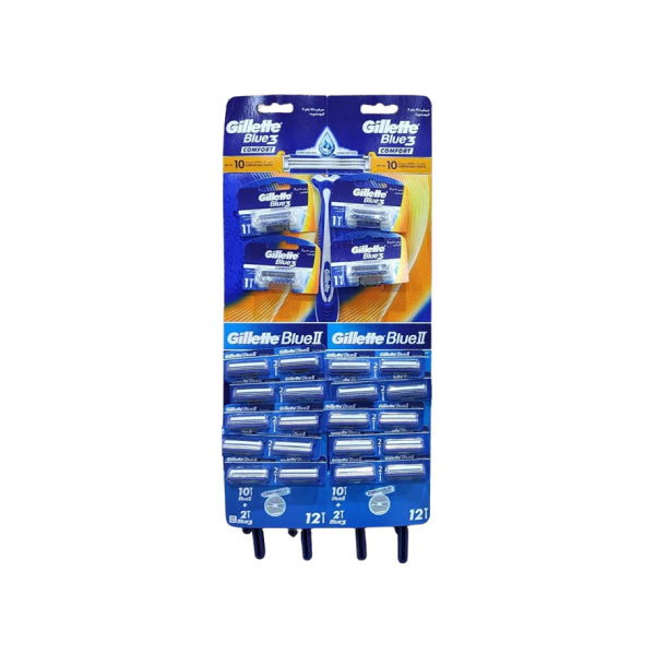 Gillette Razor  Blue 3 Comfort (4pc) + Blue 2 (20pc) Card