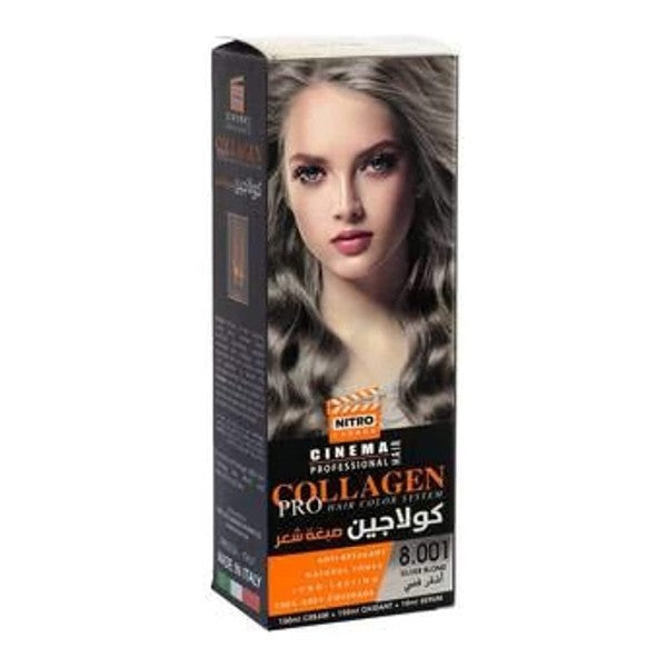Nitro Cinema Hair Color Collagen Pro 81 Silver Blond