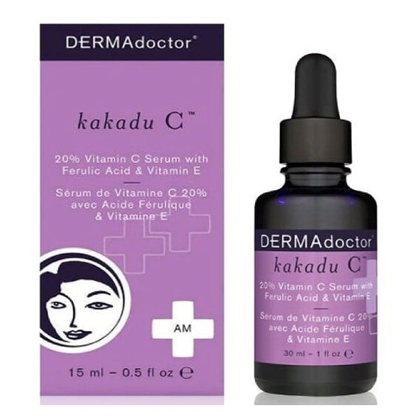 Dermadoctor face serum 30ml kakadu c brightening and anti aging