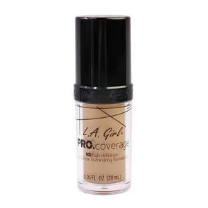 L.A. Girl Foundation Pro Coverage HD GLM646 Liquid With Highlighter Beige 