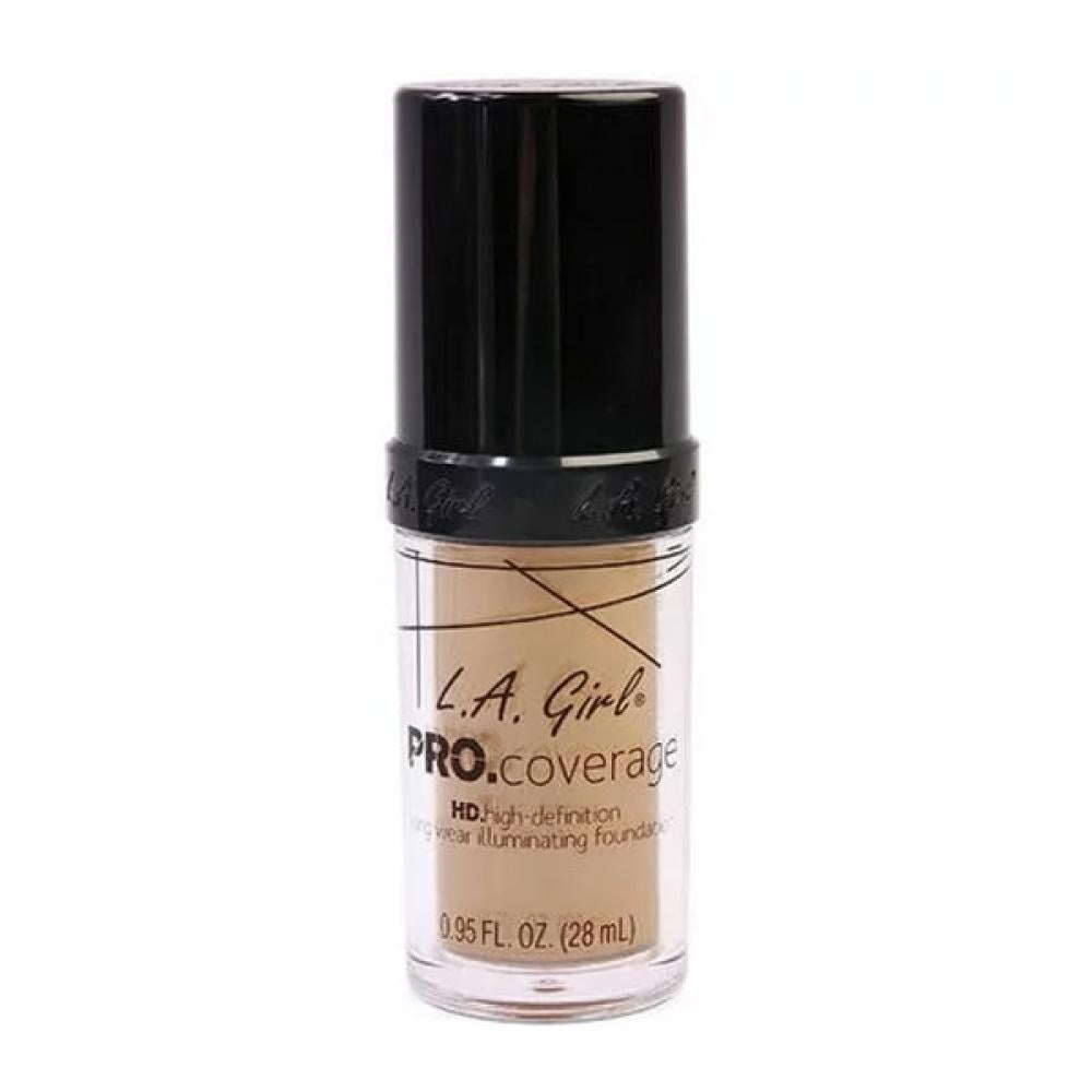 L.A. Girl Foundation Pro Coverage HD GLM646 Liquid With Highlighter Beige 