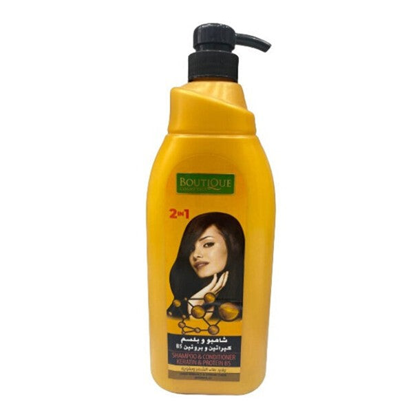 Boutique Hair Shampoo & Conditioner 1000ml 2in1 With Keratin And Protein
