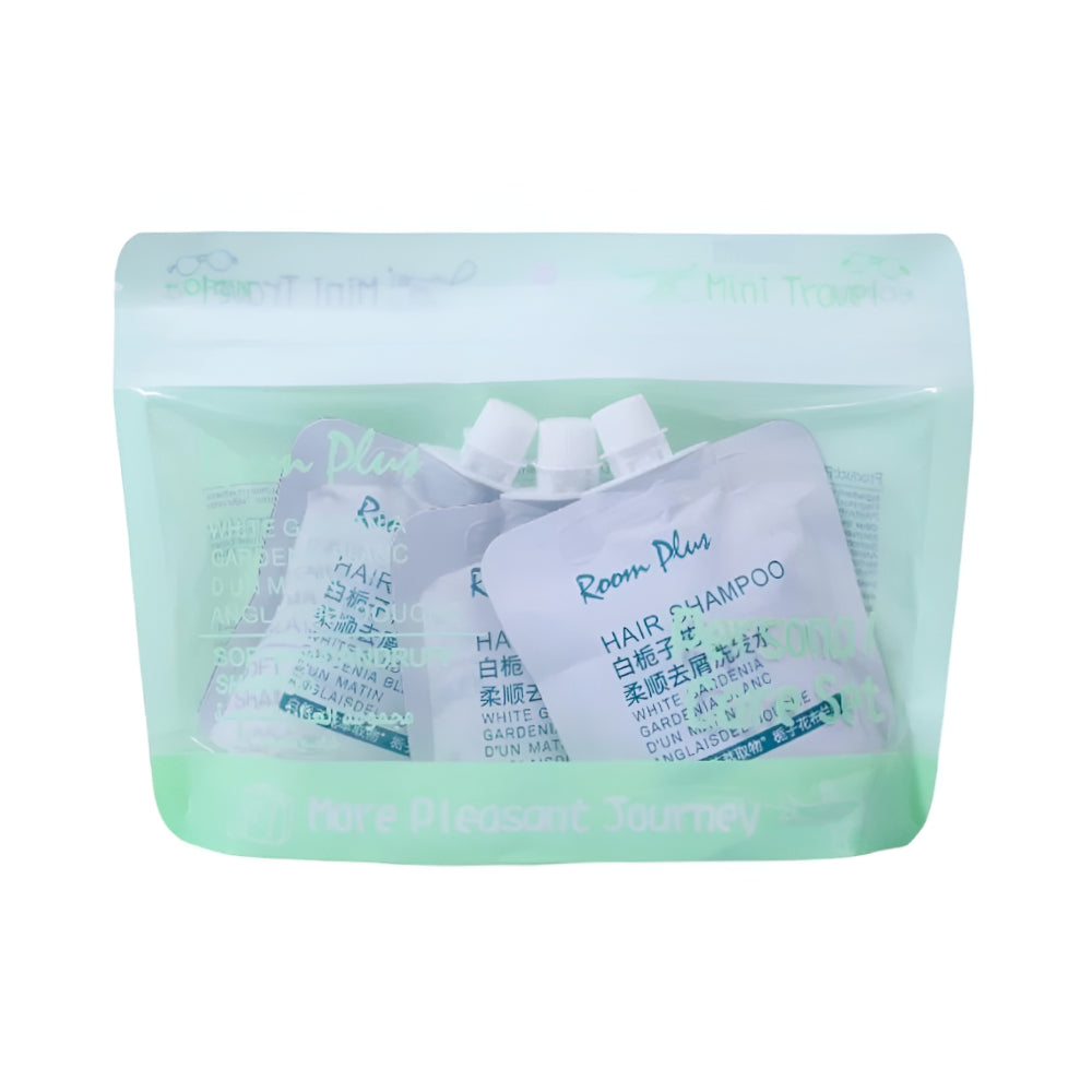 Room Plus Mini Personal Care Shampoo Set White Gardenia Anti Dandruff 3 x 30 Ml