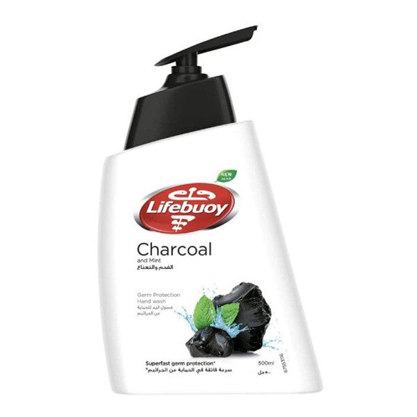 Lifebuoy hand wash 500ml charcoal and mint