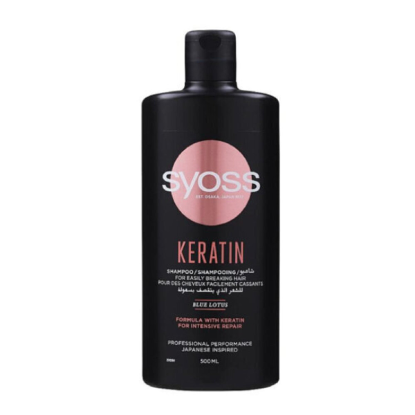 Syoss hair shampoo 500ml keratin